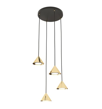 Elit 4 Premium Guld pendellampa - GX53, 230V, utan ljuskälla