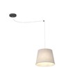 Ascot 1 Beige pendellampa - Ø38 cm, E27, 230V, utan ljuskälla