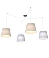 Ascot 4 Mix pendellampa - Ø38 cm, E27, 230V, utan ljuskälla