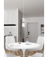 Target 1 Vit pendellampa - Ø11 cm, E27, 230V, utan ljuskälla