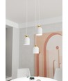 Target 3 Vit Prem pendellampa - Ø11 cm, E27, 230V, utan ljuskälla