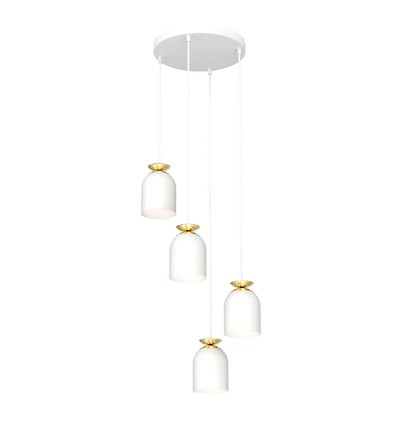 Target 4 Vit Prem pendellampa - Ø11 cm, E27, 230V, utan ljuskälla