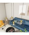 Nando 4 Svart/Guld pendellampa - Ø24 cm, E27, 230V, utan ljuskälla