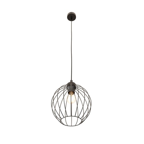Nando 1 Svart pendellampa - Ø24 cm, E27, 230V, utan ljuskälla