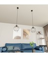 Nando 1 Svart pendellampa - Ø24 cm, E27, 230V, utan ljuskälla