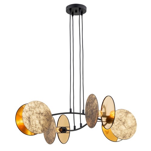 Motif 4 Guld pendellampa - Ø20 cm, E27, 230V, utan ljuskälla