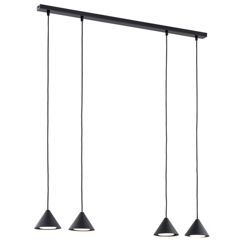 Elit 4 Svart pendellampa - GX53, 230V, utan ljuskälla