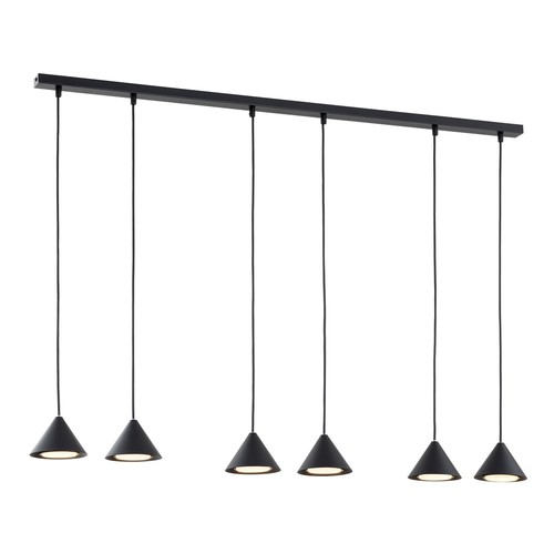 Elit 6 Svart pendellampa - GX53, 230V, utan ljuskälla