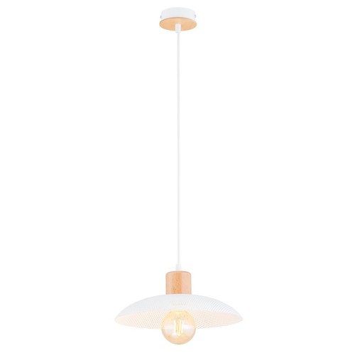 Kobe 1 Vit ljuskrona - Ø30 cm, E27, 230V, utan ljuskälla