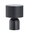 Aspen LN1 Svart/Vit bordslampa - Ø25 cm, E27, 230V, utan ljuskälla