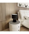 Aspen LN1 Svart/Vit bordslampa - Ø25 cm, E27, 230V, utan ljuskälla