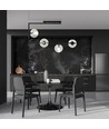 Soma 4 Svart/Transparent taklampa - Ø14 cm, E14, 230V, utan ljuskälla