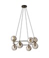 Azura 8 Svart/Grafit pendellampa - Ø14 cm, E14, 230V, utan ljuskälla