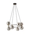 Azura 8 Svart/Grafit pendellampa - Ø14 cm, E14, 230V, utan ljuskälla