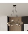 Azura 8 Svart/Grafit pendellampa - Ø14 cm, E14, 230V, utan ljuskälla