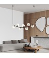 Ritz 7 Svart/Transparent pendellampa - Ø14 cm, E14, 230V, utan ljuskälla