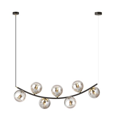 Ritz 7 Svart/Grafit pendellampa - Ø14 cm, E14, 230V, utan ljuskälla