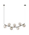 Ritz 7 Svart/Grafit pendellampa - Ø14 cm, E14, 230V, utan ljuskälla