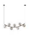 Ritz 7 Svart/Grafit pendellampa - Ø14 cm, E14, 230V, utan ljuskälla