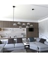 Ritz 7 Svart/Grafit pendellampa - Ø14 cm, E14, 230V, utan ljuskälla