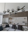Ritz 7 Svart/Grafit pendellampa - Ø14 cm, E14, 230V, utan ljuskälla