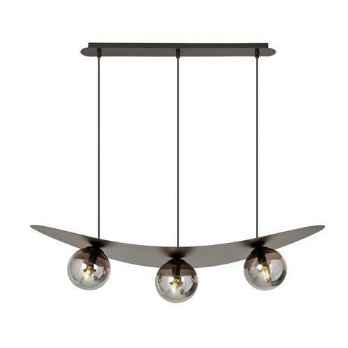 Aura 3 Svart/Grafit pendellampa - Ø14 cm, E14, 230V, utan ljuskälla
