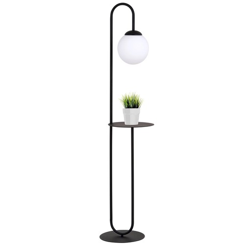 Bari LP1 Svart golvlampa - Ø14 cm, E14, 230V, utan ljuskälla