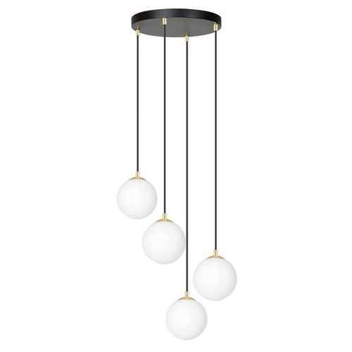Royal 4 Svart pendellampa - Ø14 cm, E14, 230V, utan ljuskälla