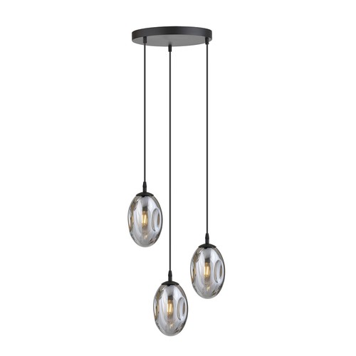 Astral 3 Svart Premium Grafit pendellampa - Ø12 cm, E14, 230V, utan ljuskälla