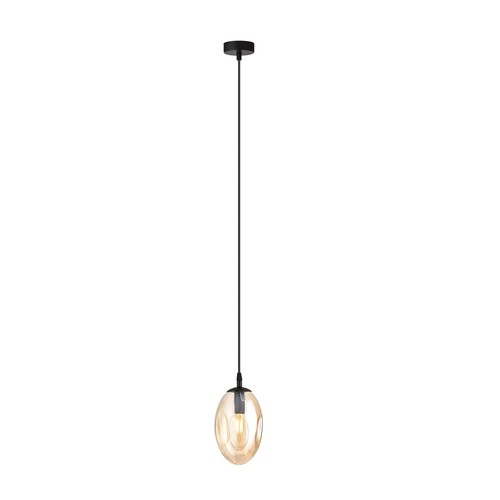 Astral 1 Svart/Bärnsten pendellampa - Ø12 cm, E14, 230V, utan ljuskälla