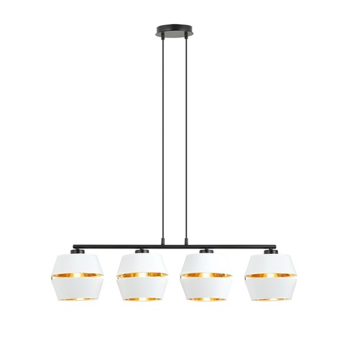 Piano 4 Vit/Guld pendellampa - Ø15 cm, E27, 230V, utan ljuskälla