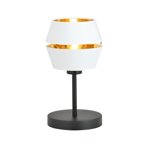Piano Ln Vit/Guld bordslampa - Ø20 cm, E27, 230V, utan ljuskälla