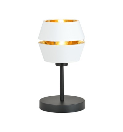 Piano Ln Vit/Guld bordslampa - Ø20 cm, E27, 230V, utan ljuskälla