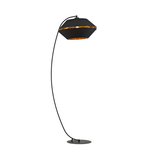 Piano LP Svart/Guld golvlampa - Ø42 cm, E27, 230V, utan ljuskälla
