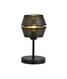 Malia Ln Svart/Guld bordslampa - Ø20 cm, E27, 230V, utan ljuskälla