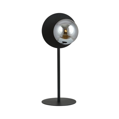 Oslo Ln Svart/Grafit bordlampa - Ø14 cm, E14, 230V, utan ljuskälla