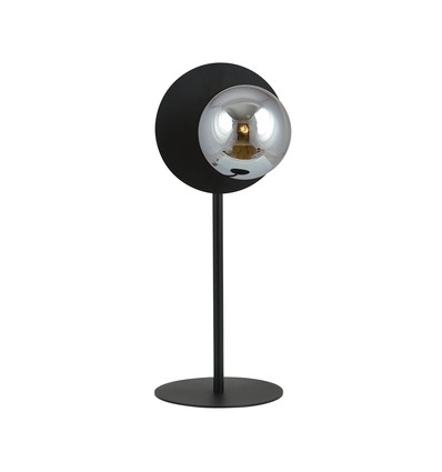 Oslo Ln Svart/Grafit bordlampa - Ø14 cm, E14, 230V, utan ljuskälla