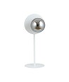 Oslo Ln Vit/Grafit bordslampa - Ø14 cm, E14, 230V, utan ljuskälla