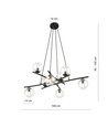 Essa 8 Transparent pendellampa - Ø14 cm, E14, 230V, utan ljuskälla