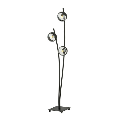 Hunter LP3 Svart/Rand golvlampa - Ø14 cm, E14, 230V, utan ljuskälla