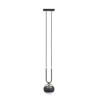 Glam 1 Svart/Randig pendellampa - Ø14 cm, E14, 230V, utan ljuskälla