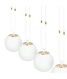 Glam 3 Vit/Opal pendellampa - Ø15 cm, E14, 230V, utan ljuskälla