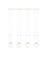 Glam 4 Vit/Opal pendellampa - Ø15 cm, E14, 230V, utan ljuskälla