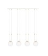 Glam 4 Vit/Opal pendellampa - Ø15 cm, E14, 230V, utan ljuskälla