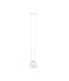 Glam 1 Vit/Transparent pendellampa - Ø14 cm, E14, 230V, utan ljuskälla