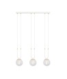 Glam 3 Vit/Transparent pendellampa - Ø14 cm, E14, 230V, utan ljuskälla
