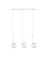 Glam 3 Vit/Transparent pendellampa - Ø14 cm, E14, 230V, utan ljuskälla