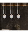 Glam 3 Vit/Transparent pendellampa - Ø14 cm, E14, 230V, utan ljuskälla