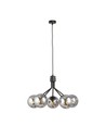 Nova 5 Svart/Grafit pendellampa - Ø14 cm, E14, 230V, utan ljuskälla