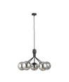 Nova 5 Svart/Grafit pendellampa - Ø14 cm, E14, 230V, utan ljuskälla